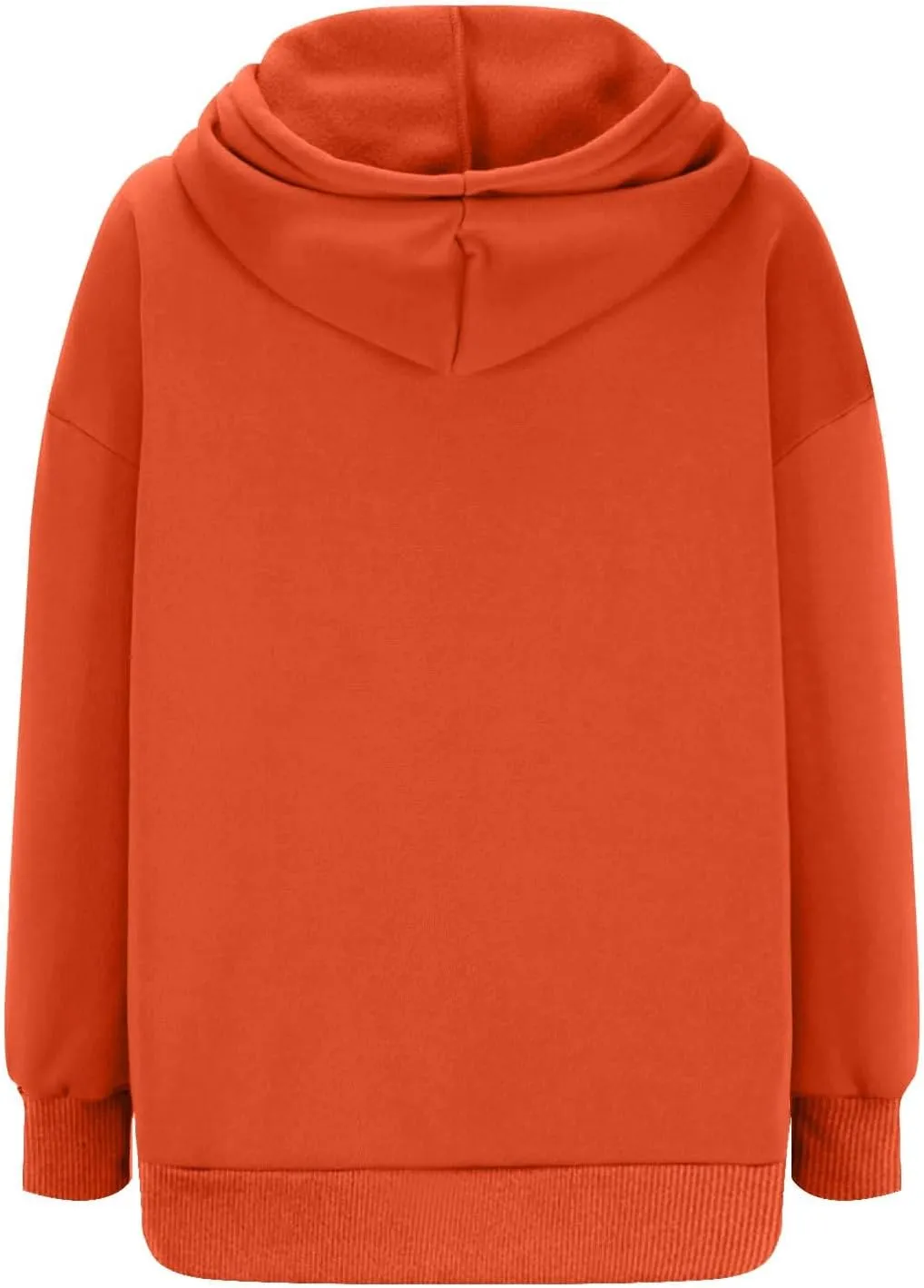 Womens Oversized Hoodie Sweatshirt Solid Color Drawstring Pullover Tops Casual Loose Fleece Comfy Sweater Blouses