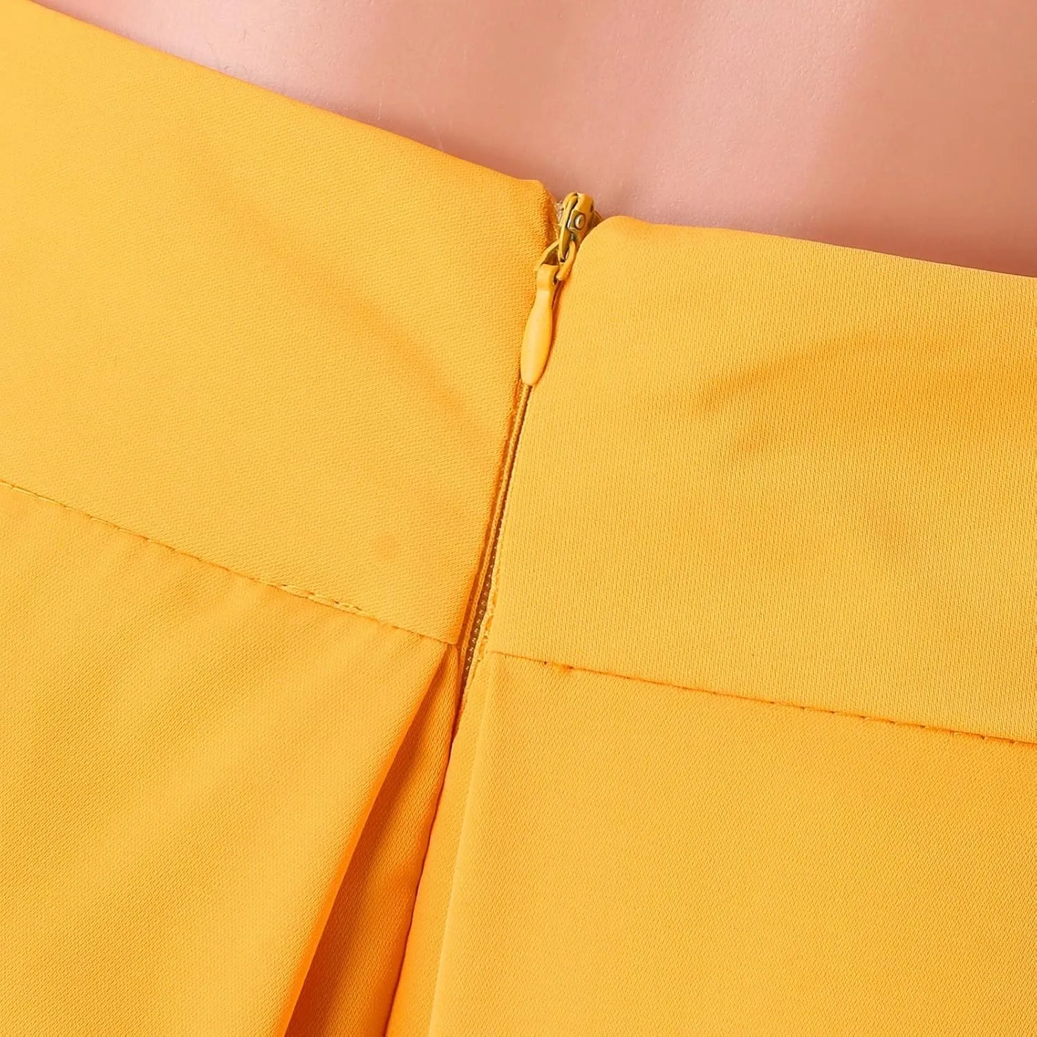 Womens Skirt for Going Out Summer Pleated High Elastic Waist Solid Color A-Line Long Maxi Skirts for Women Trendy