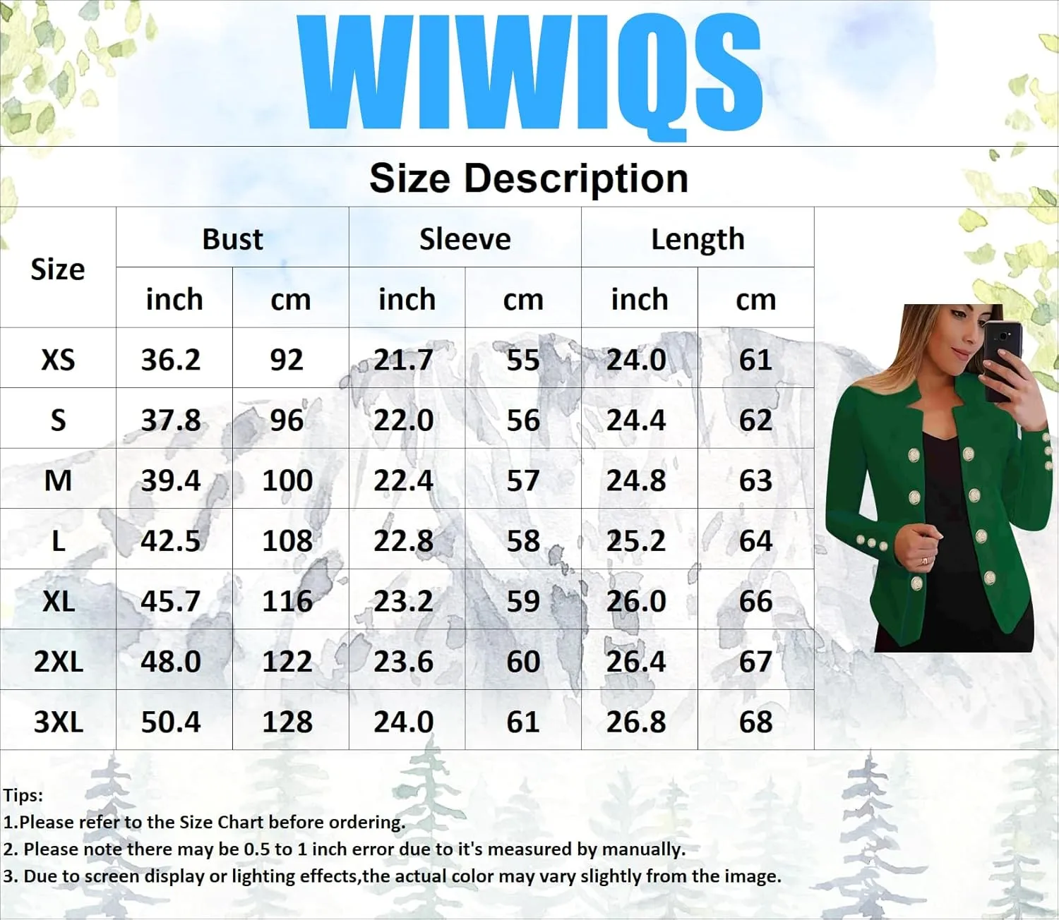 Womens Solid Color Business Casual Blazer Jacket Open Front Blazer Work Fall Gold Button Lapel Long Sleeve Suit