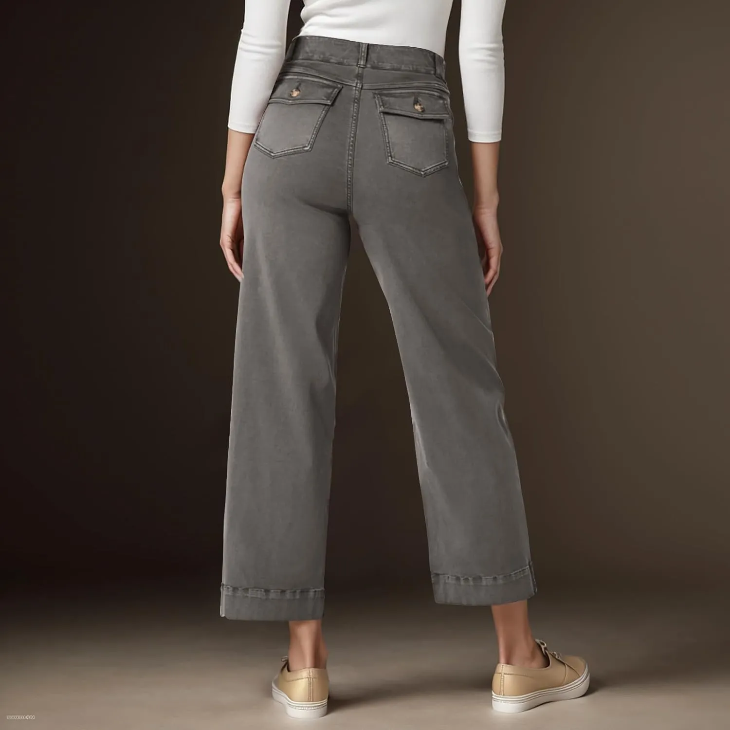 Women's Straight Jeans Casual Solid Denim Pants Vintage Loose Fashion Boyfriend Streetwear Trendy 90s Jeans