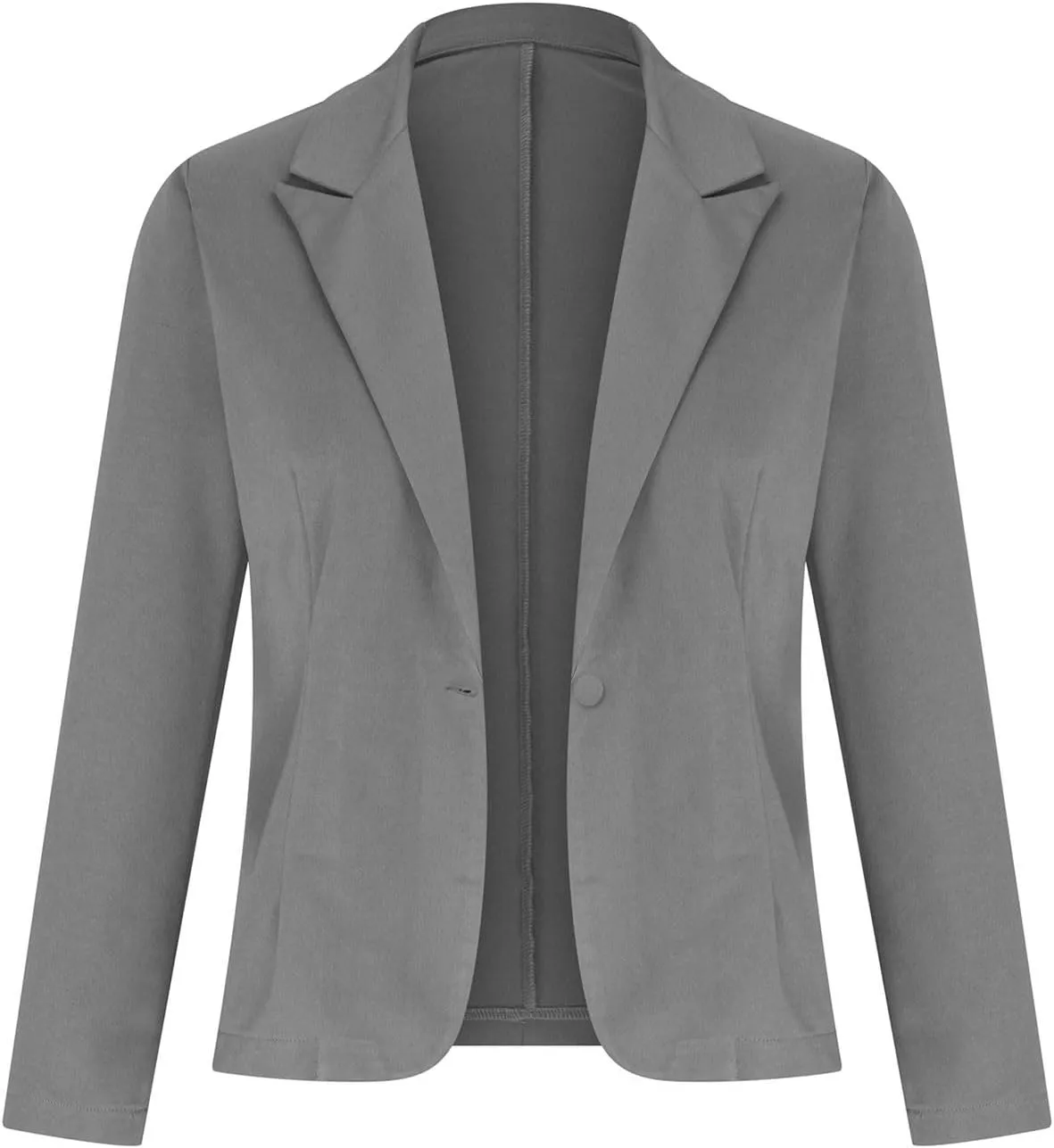Womens Stretch Blazers for Work Casual 3/4 Sleeve Lightweight Office Work Suit Jacket Boyfriend Blazer Jacket