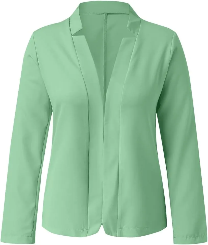 Women's Summer Blazer Long Sleeve Elegant Temperament Casual Business Comfortable Comfort Fit Fashion Lightweight