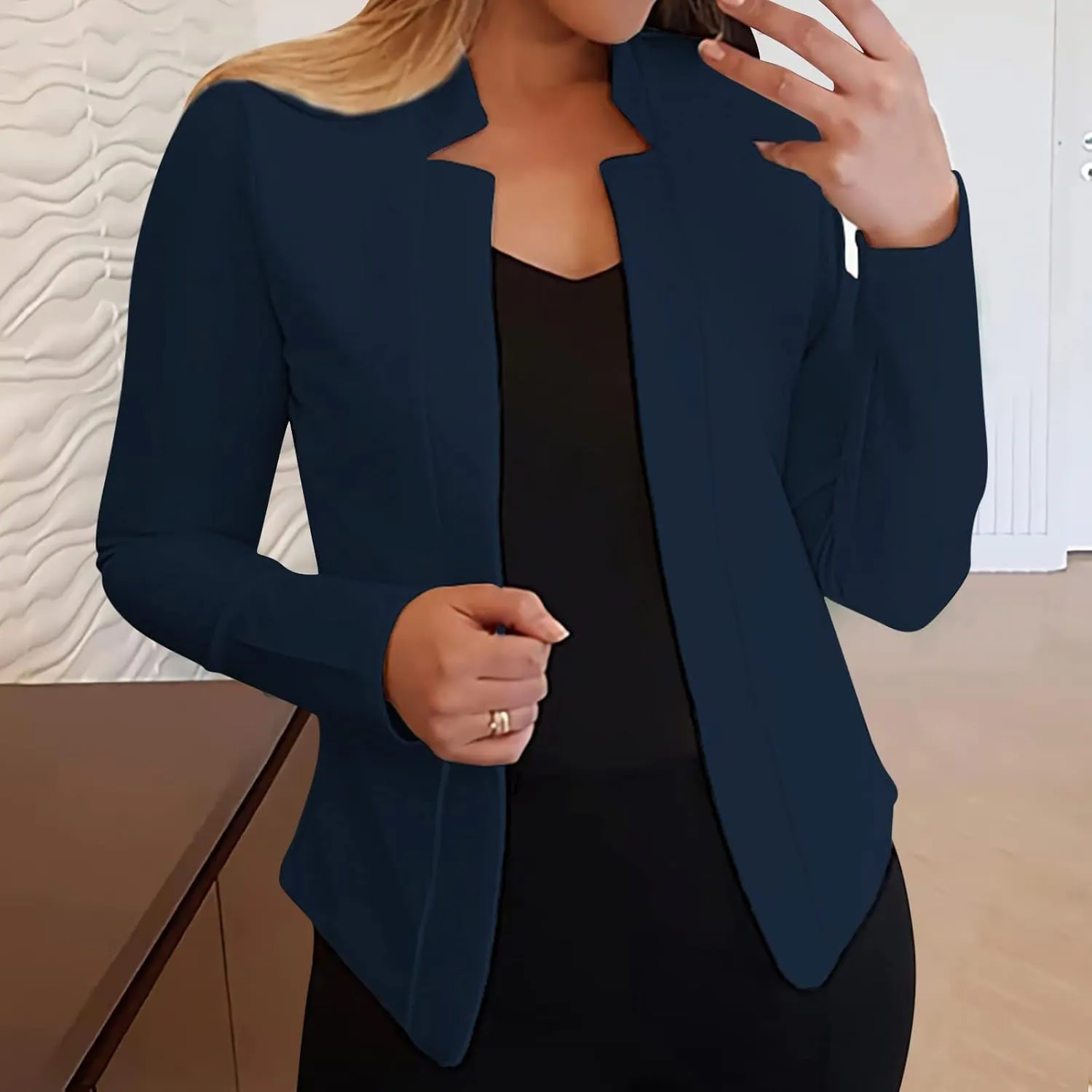 Women's Summer Blazer Long Sleeve Elegant Temperament Casual Business Comfortable Comfort Fit Fashion Lightweight