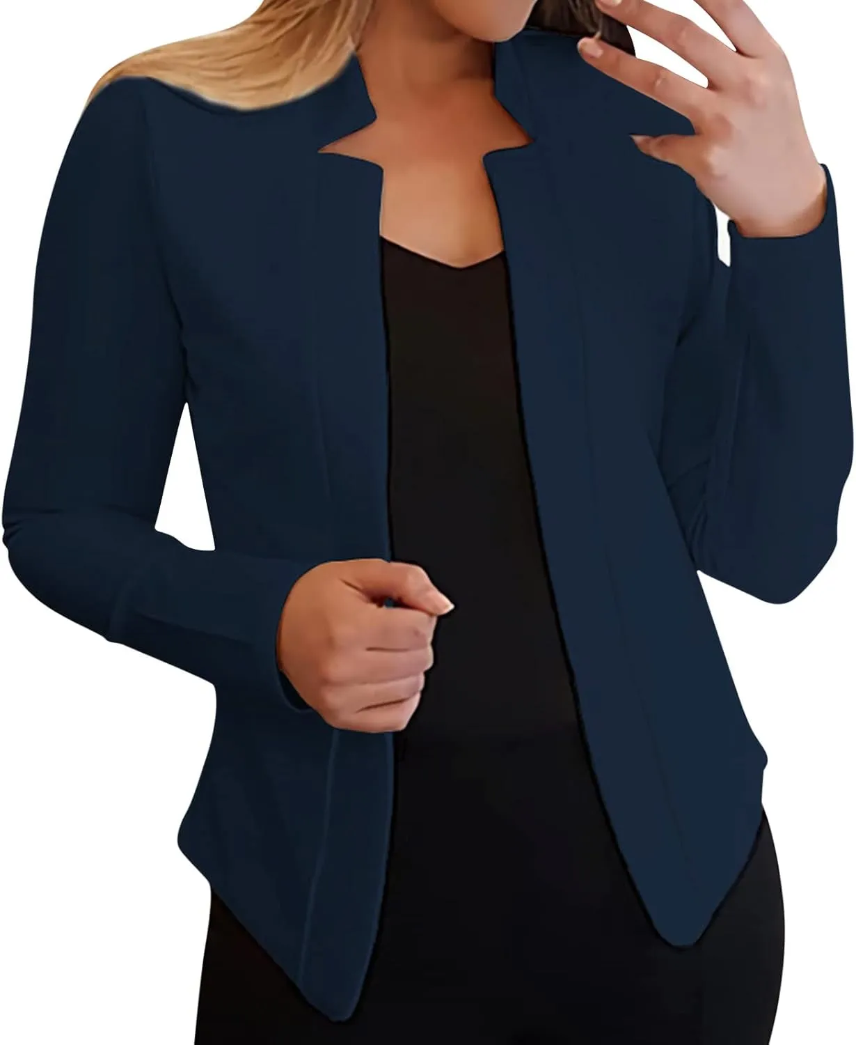 Women's Summer Blazer Long Sleeve Elegant Temperament Casual Business Comfortable Comfort Fit Fashion Lightweight