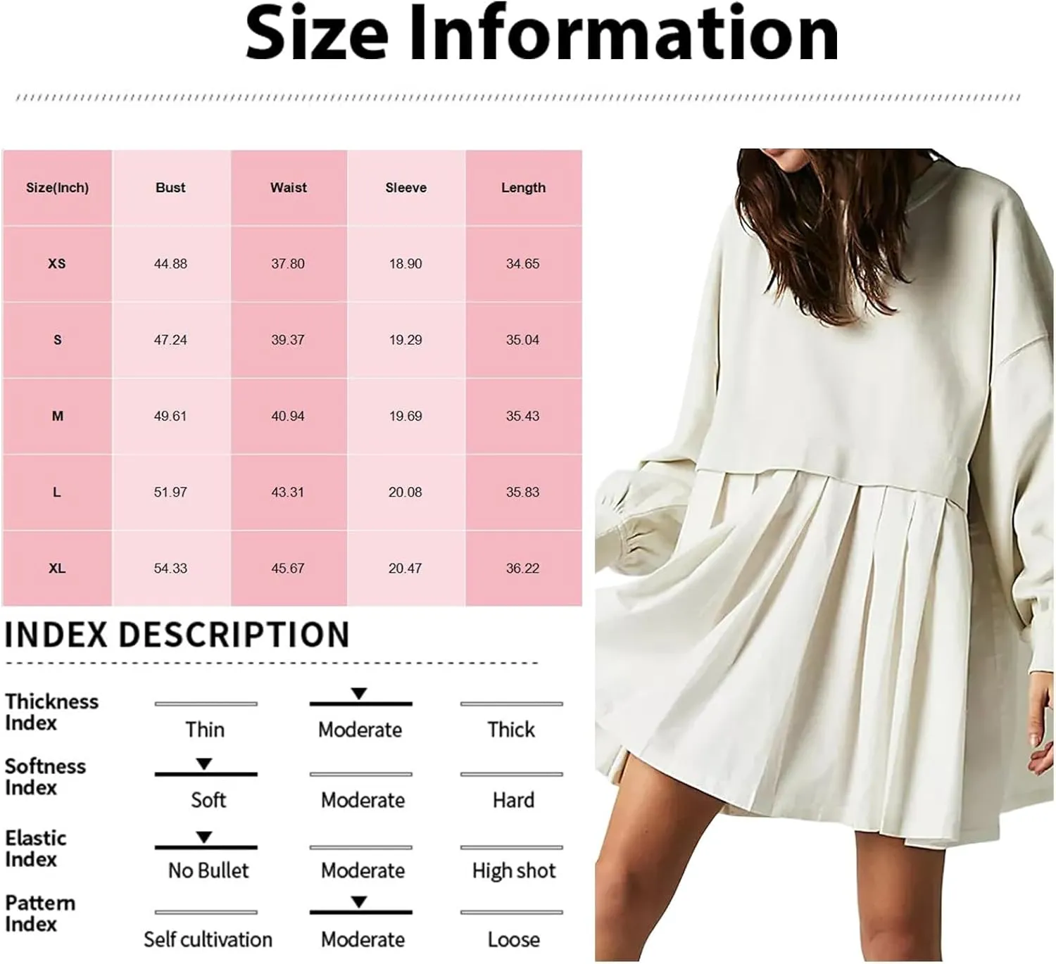 Womens Summer Dresses Oversized Sweatshirt Dress Neck Long Sleeve Patchwork Pullover Tops Sweatshirt Dress