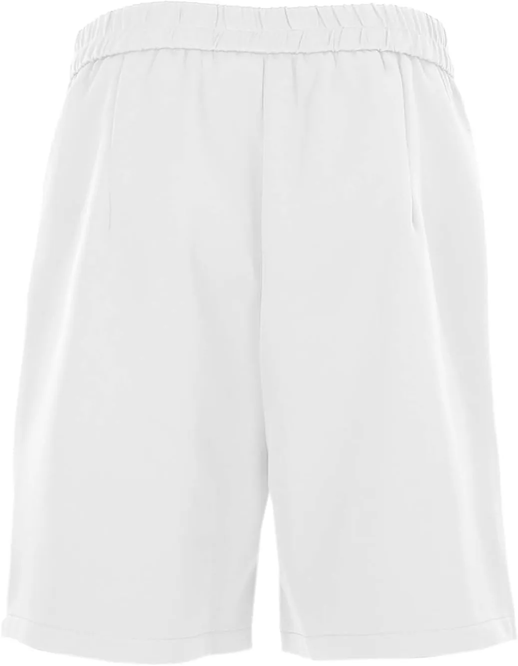 Womens Summer Suit Short Elastic High Waist Wide Leg Dressy Stretch Solid Color Lightweight Shorts with Pockets
