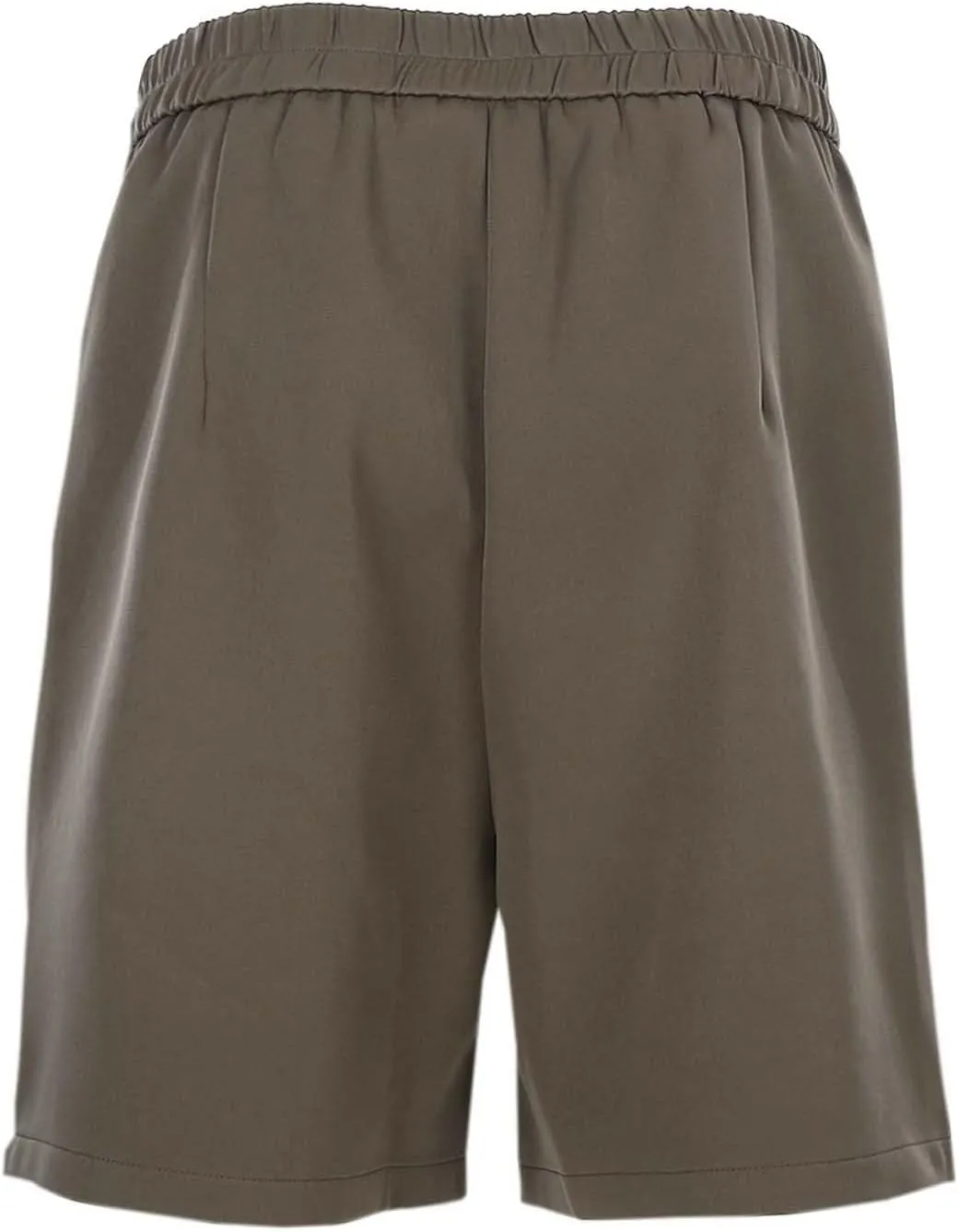Womens Summer Suit Short Elastic High Waist Wide Leg Dressy Stretch Solid Color Lightweight Shorts with Pockets