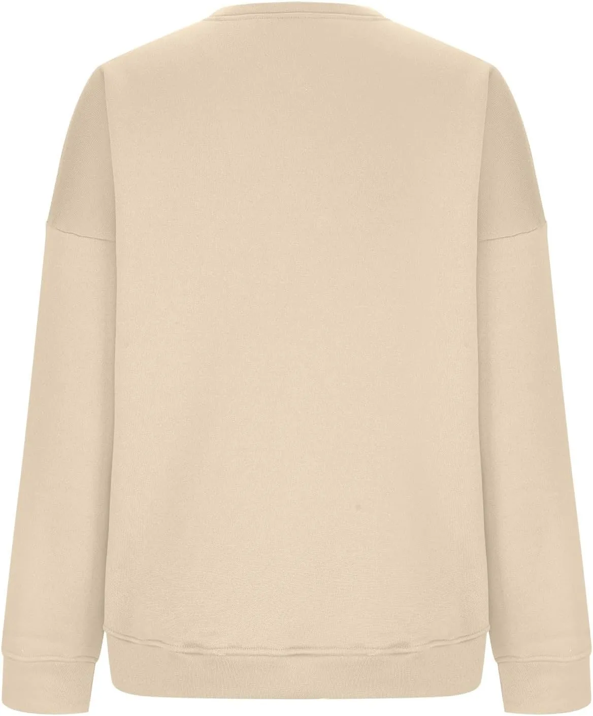 Womens Sweatshirts Casual Long Sleeve Crewneck Pullover Sweatshirt Oversized Drop Shoulder Fleece Fall Fashion Outfits