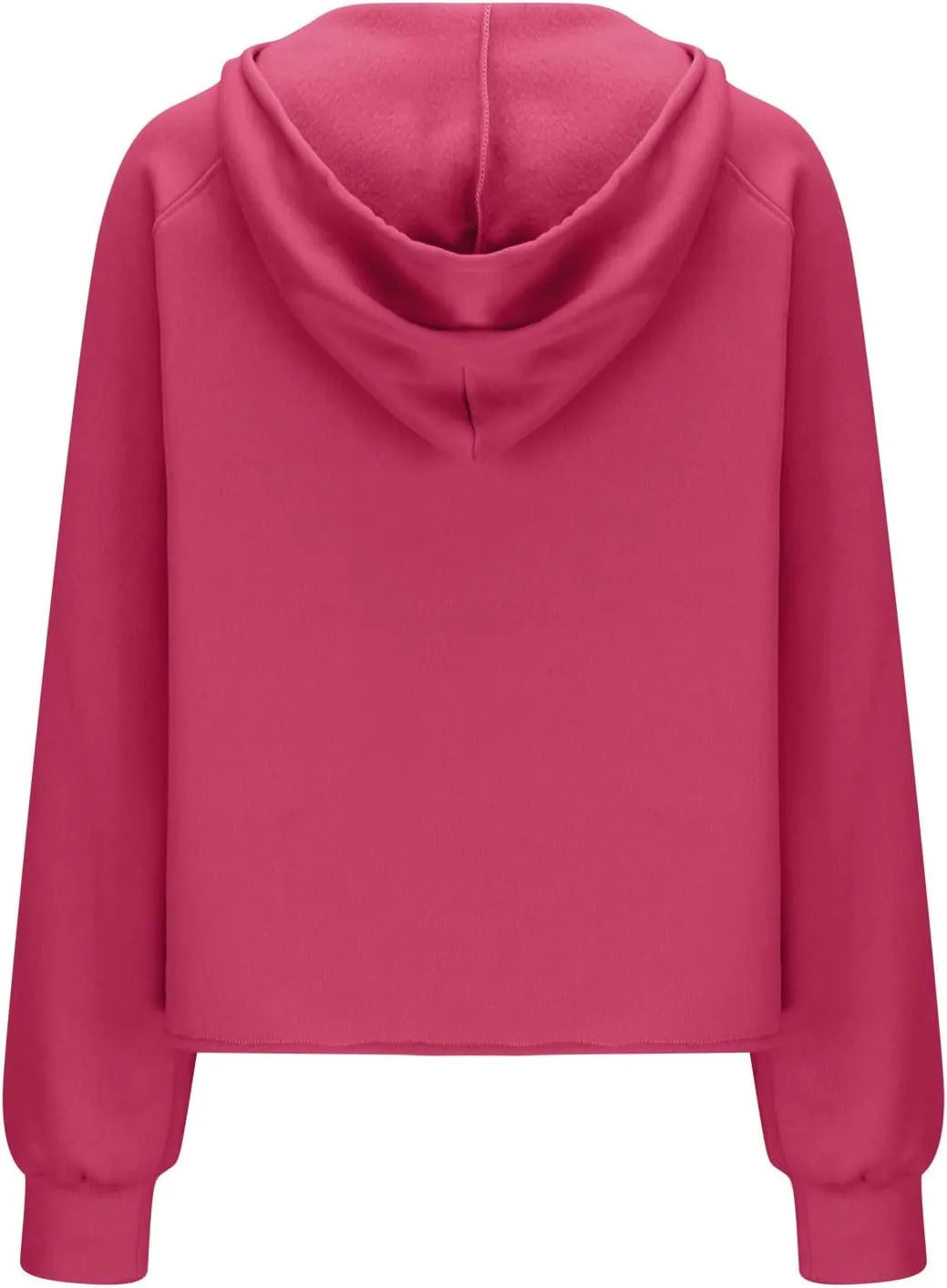 Womens Zip Up Hoodies Fleece Oversized Cropped Sweatshirts Y2k Teen Girls Jackets Fall Clothes 2023 Fashion Outfits