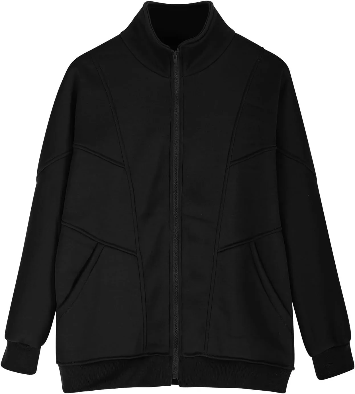 Womens Zip Up Hoodies Oversized Fleece Sweatshirts Jackets With Pockets 2024 Y2k Fashion Winter Fall Casual Outfits