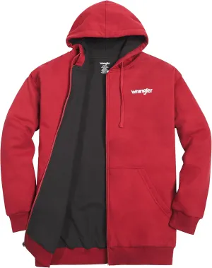 Wrangler Hoodies for Men Big and Tall - Thermal Lined Zip Up Sweatshirt