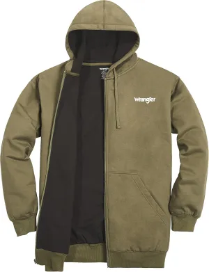 Wrangler Hoodies for Men Big and Tall - Thermal Lined Zip Up Sweatshirt