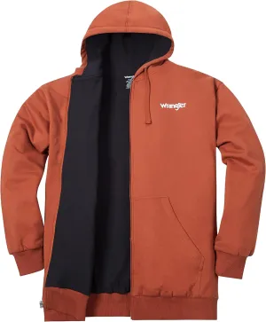 Wrangler Hoodies for Men Big and Tall - Thermal Lined Zip Up Sweatshirt