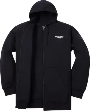 Wrangler Hoodies for Men Big and Tall - Thermal Lined Zip Up Sweatshirt