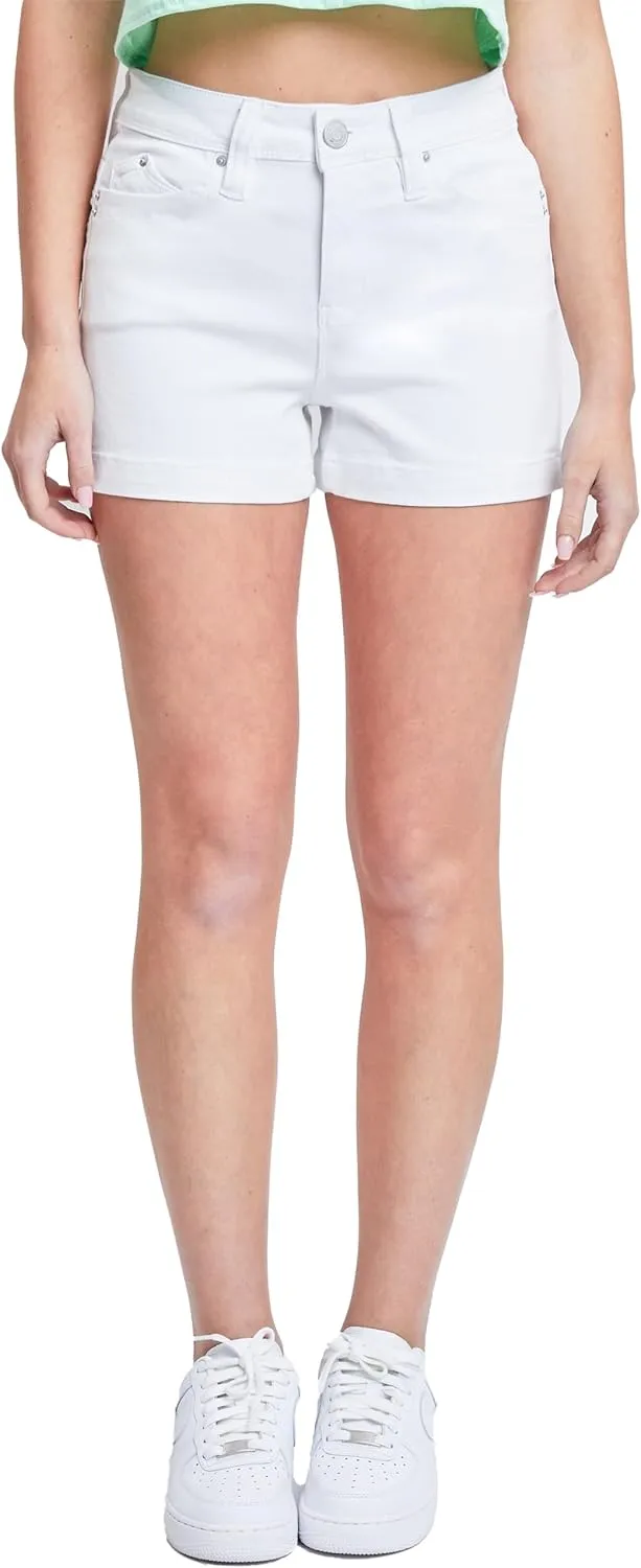 YMI Jeans Women's Wannabettabutt High-Rise Denim Shorts