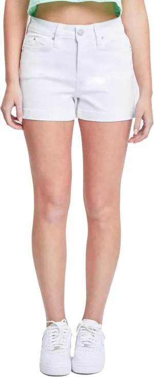 YMI Jeans Women's Wannabettabutt High-Rise Denim Shorts