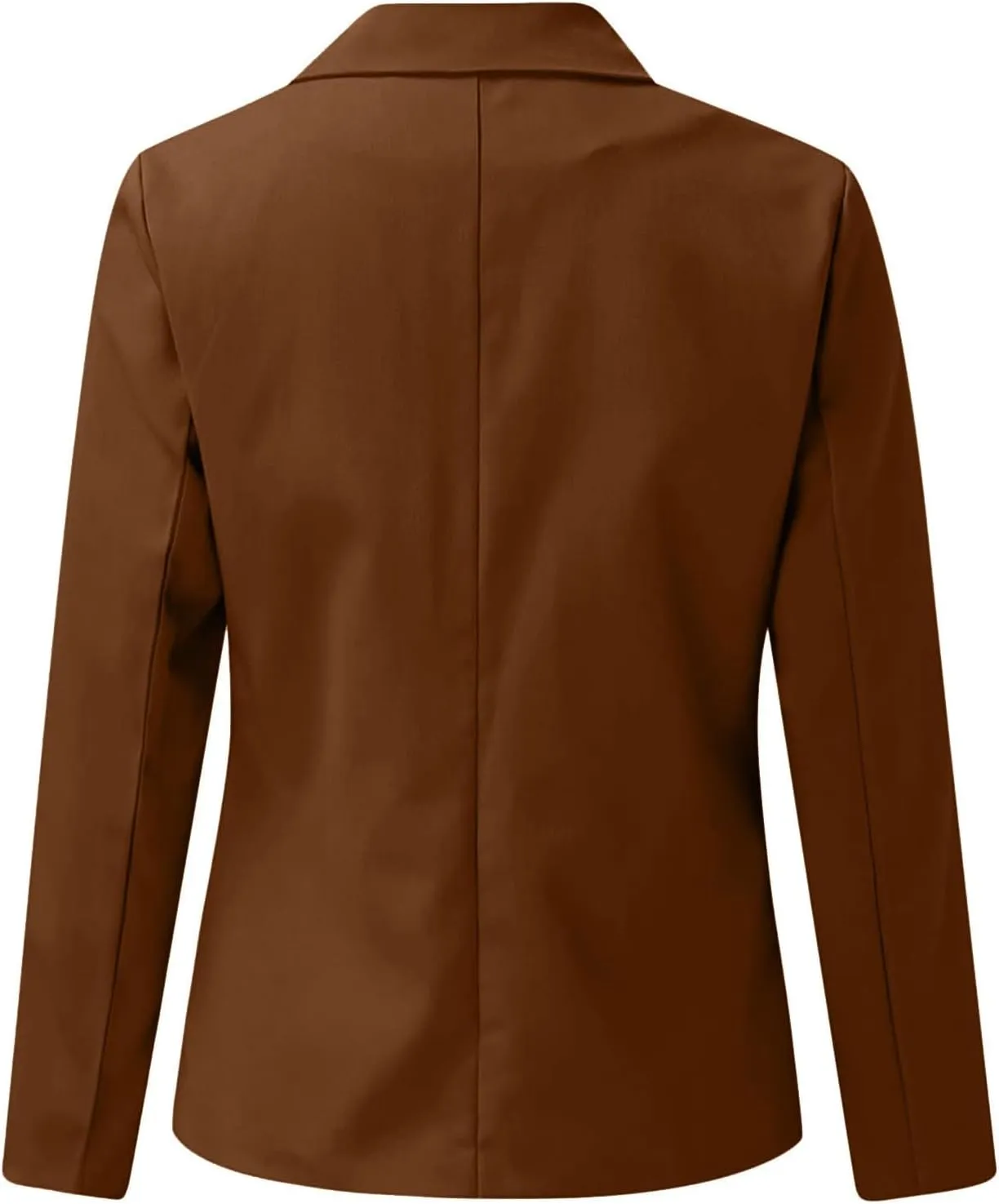 ZEFOTIM Blazer for Women 2024 Casual Oversized Fitted Lapel with Pockets Jacket Long Fashion Trendy Coat