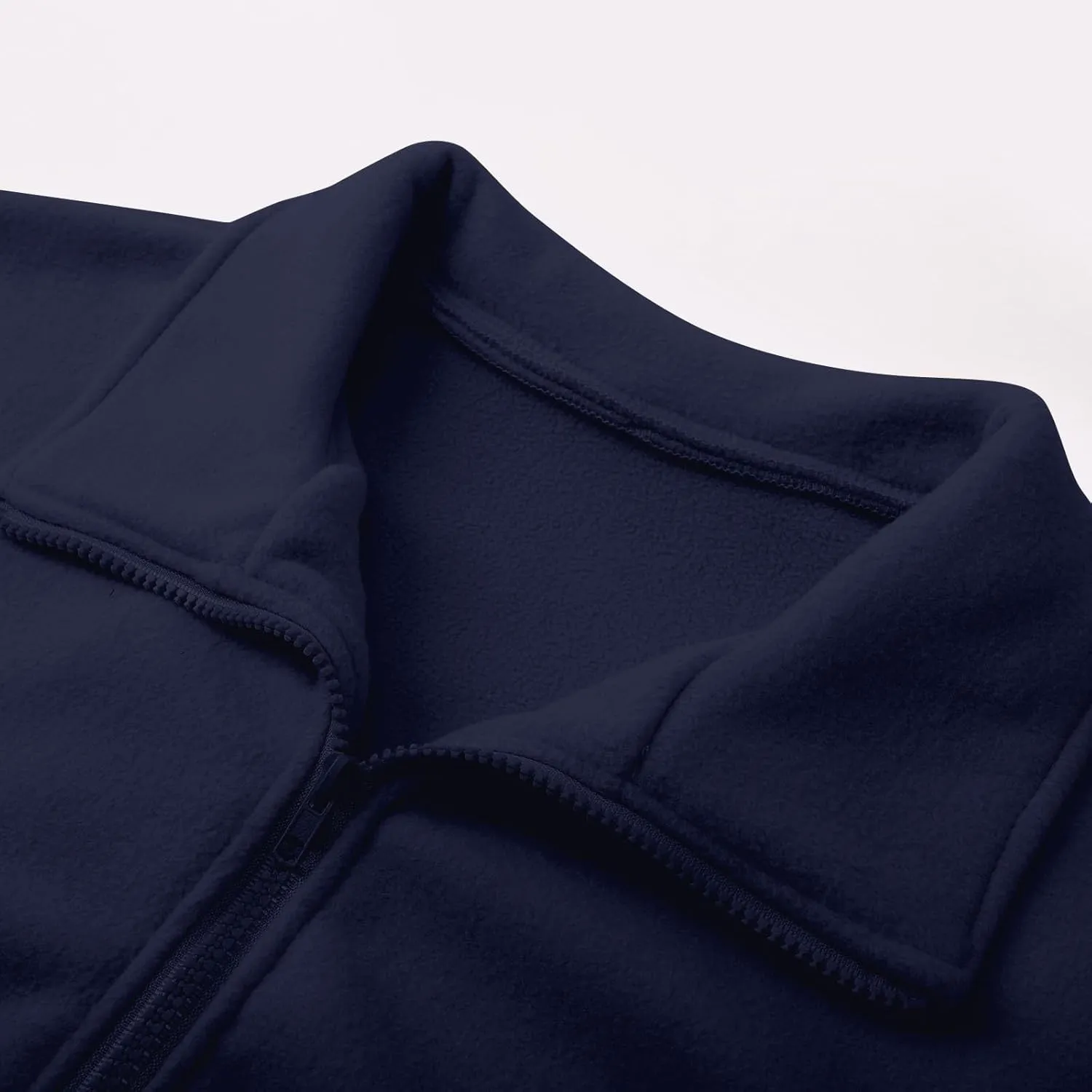 Zip Up Hoodie for Women Oversized Sweatshirt Fleece Cropped Jacket Trendy Fleece Jacket 2024